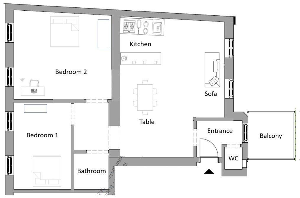Helle 4 Zimmer Familien-Wohnung Mit Balkon! Schloss Schonbrunn In Gehdistanz เวียนนา ภายนอก รูปภาพ